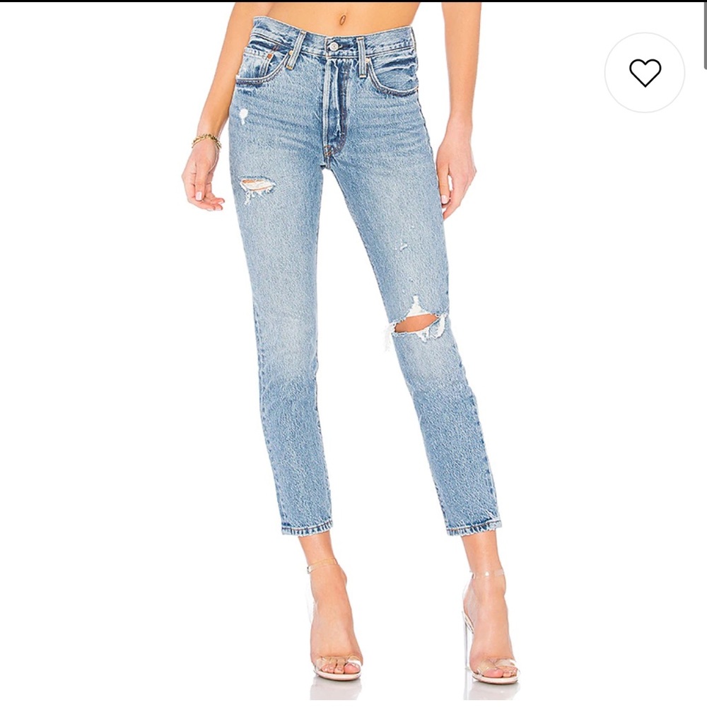 Levi's Light Blue High Rise Women Jeans